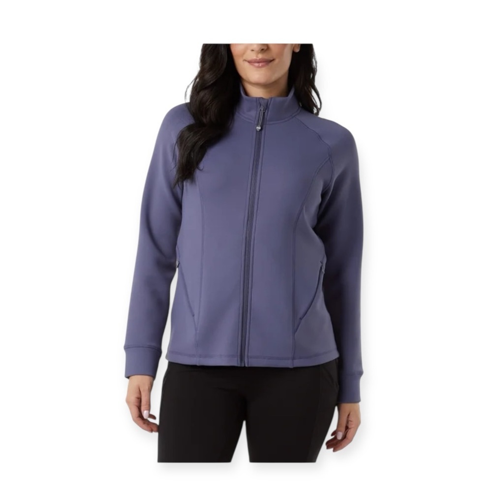32 Degrees Heat Women’s blue Full Zip Athletic Jacket S NWT Workout Athleisure